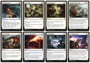 MTG - 8 x Different FOIL White Destroy Creature Cards - Commander / Modern - LP - Picture 1 of 1