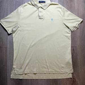 Polo Ralph Lauren Kurzarm Hemd Gr. XL gelb Pony Preppy klassisch weich - Bild 1 von 8