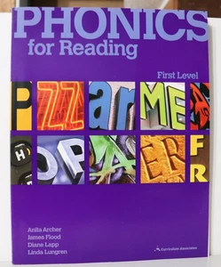 Phonics for Reading First Level by Curriculum Associates GOOD - Picture 1 of 7