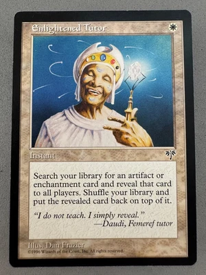 Mirage  MTG  1 Enlightened Tutor Magic - Image 1 of 2