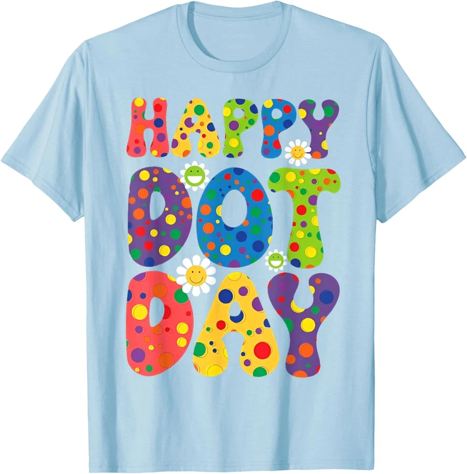 Camiseta Unisex Happy Dot Day 2025 Colorida Día Lunares Foto 1 de 1