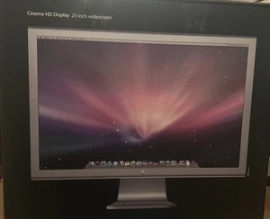 Apple Mac 23 inch 23" monitor screen Apple Cinema HD Display 1920x1200 - Picture 1 of 8