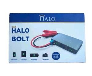 HALO Bolt Wireless Laptop Power Bank 44400 mWh Portable Charger Gold Marble NIB - Picture 1 of 8