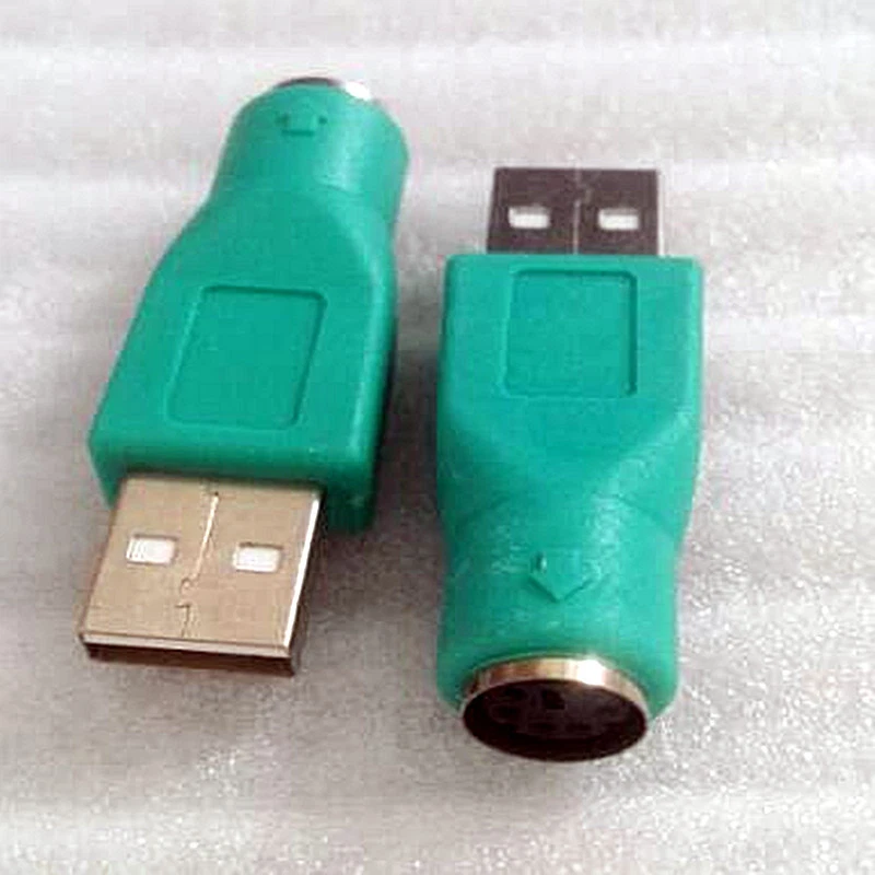 1pcs Mouse Keyboard PS/2 to USB Male Adapter Converter For Computer PC - Image 1 of 1