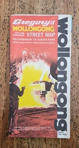 1960s Gregory's Wollongong City and Suburban Street Map, Map no. 505 Vintage Map - Picture 1 of 7