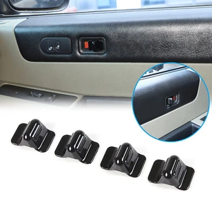 Glossy Black Car Door Safety Lock Cover Accessories Trim For Hummer H2 2003-2007 - Bild 1 von 12