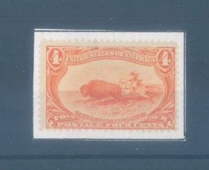 USA 1898 4 cents Indian hunting buffalo orange MNG - Picture 1 of 1