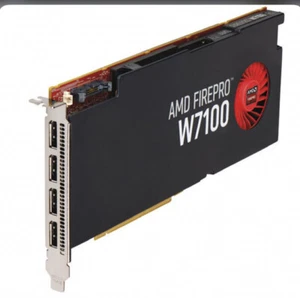 AMD FirePro W7100 - 8GB GDDR5 - 4x DisplayPort - PCIe Grafikkarte CAD - Bild 1 von 3