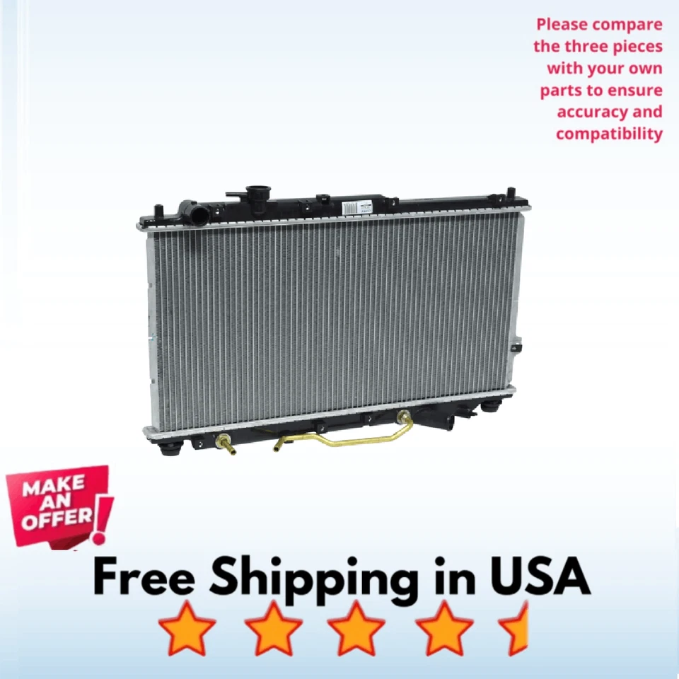 Radiador A/C Fit Kia Sephia 2000-2001, Kia Spectra 2000-2004 Foto 1 de 1