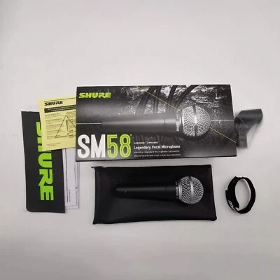 SHURE SM58S Dynamic Vocal Microphone With On/Off Switch Fast Free Shipping New