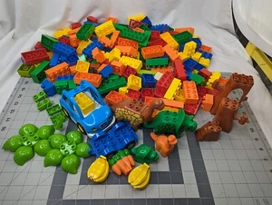 Building Blocks Dinosaur Vehicles Trees Lot Kids Home - Picture 1 of 10