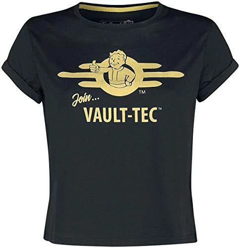Difuzed Fallout Female Shirt 76 Join Vault-Tec Women's T-Shirt Grey-L - Bild 1 von 1