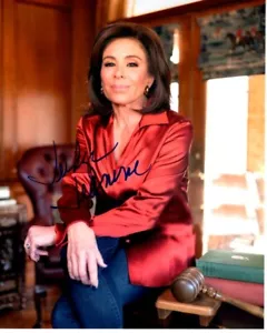 Fotografía 8x10 autografiada firmada por la jueza Jeanine Pirro - Imagen 1 de 1