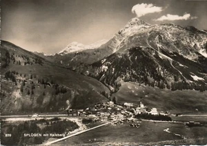 Postal original vintage, Splugen Mit Kalkberg, Suiza, (PR) - Imagen 1 de 2
