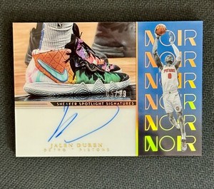 Jalen Duren 2022-23 Noir Sneaker Spotlight Signatures Pistons RC Rookie Auto /99