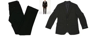 Nautica Modern Fit Active Stretch Micco Collection 2-Pc Suit 38R/32W NWT Black - Picture 1 of 1
