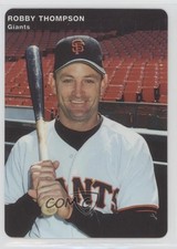 1996 Mother's Cookies San Francisco Giants Stadium Giveaway Robby Thompson #5
