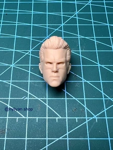 1/12 man Head Sculpt Carved For 6" Male Action Figure Body Doll - Picture 1 of 4