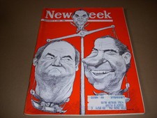 Newsweek Magazine, November 4, 1968, Jackie Kennedy Aristotle Onassis Wedding!