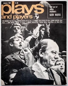 Plays and Players Magazine Jan 1969 Theatre Acting Thespian Drama Publication - Imagen 1 de 8