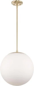 Kira Home Ceres 14" Mid-Century Modern Hanging Orb Pendant Light - Picture 1 of 6