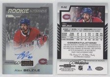 2020-21 O-Pee-Chee Platinum Rainbow Alex Belzile #R-AE Rookie Auto RC