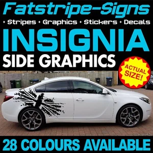 passend für Vauxhall (Opel) Insignia Grafik Aufkleber Streifen Decals VXR OPEL TURBO V6 - Bild 1 von 2