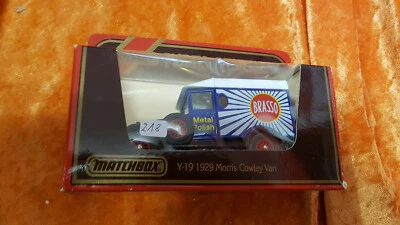 M - Matchbox Models of Yesteryear Y-19 1929 Morris Cowley Van Brasso OVP #218 - Bild 1 von 2