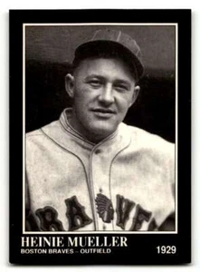 1991 Conlon Collection TSN #179 Heinie Mueller Boston Braves Basebal ID:52938 - Picture 1 of 2