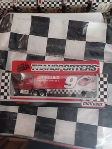 1992 #9 BILL ELLIOTT MELLING MATCHBOX SUPER STAR TRANSPORTER 239 - Picture 1 of 5