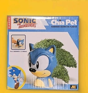 SONIC The Hedgehog Chia Pet blau Deko Pflanzgefäß wächst in 1-2 Wochen  - Bild 1 von 2