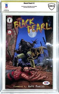 MARK HAMILL & ERIC JOHNSON Signed Autographed "BLACK PEARL" Comic Book BAS CBCS - Picture 1 of 3