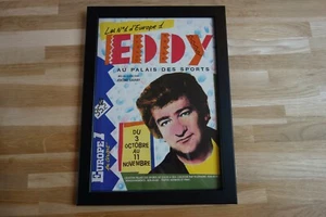 EDDY MITCHELL - Palais des sports - PUB ORIGINALE ENCADREE !! ORIG ADVERT FRAMED - Imagen 1 de 3