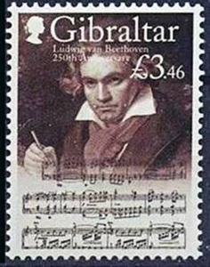👉 GIBRALTAR 2020 BEETHOVEN MNH MUSIC - Picture 1 of 1