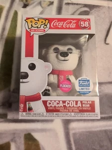 Funko Pop Flocked Coca Cola Bear #58 ( Ad Icons ) Funko Limited Edition - Bild 1 von 4
