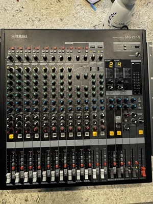 Yamaha MGP16X 16-Channel Mixer w/ Adapter Test Completed Working - Image 1 of 4