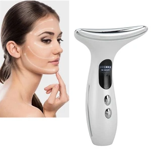 Neck Skin Tightening Massager Microcurrent Vibration 3 Modes for Anti Wrinkle - Picture 1 of 12