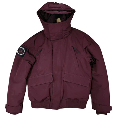 Superdry Code Everest Bomber Jacket XL Men Puffer Port Burgundy Purple Hood NEW - Image 1 of 4