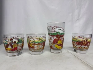 Vtg 50's Libbey Glasses Cattle Ranch Cowboy Western Theme Drinking Glasses, 4 - Bild 1 von 13