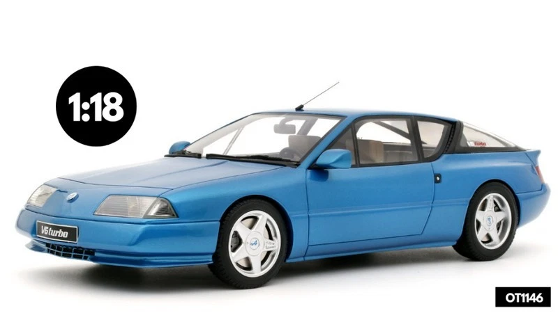 Alpine GTA V6 Turbo 1990 Bleu Alpine 1:18 OTTO-MOBILE OT1146 - Immagine 1 di 1