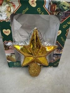 Árbol de Navidad del Viejo Mundo Pequeño Oro Estrella Decoración Vacaciones - En Caja 13446552 - Imagen 1 de 5