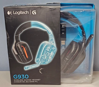 Fone de Ouvido Logitech Wireless Gaming G930 - Som Surround 7.1 - Novo! Selado! - Imagem 1 de 4