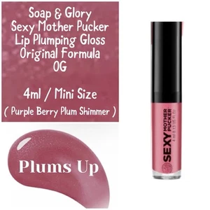 Soap & Glory Sexy Mother Pucker Lip Plumping Gloss PLUMS UP Plumsup Original - Picture 1 of 24