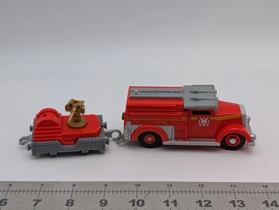 Mattel Fiery Flynn Trackmaster Fire Truck Motorized Thomas Train Engine 2013 - Image 1 of 4