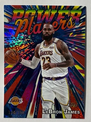 2025-26 Topps LeBron James Power Players Blue Holo Foil 134/150 #PP-7 - Image 1 of 2