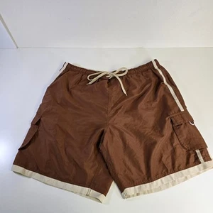 Badehose Wassersport braun XL - Cargo Style, gefüttert, Beachwear - Bild 1 von 5