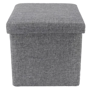 (Big)Foldable Storage Ottoman Multifunctional Storage Bench Footstool Wi SL - Picture 1 of 12