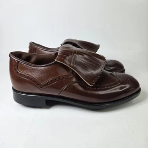 FootJoy Classics Green Joys Vintage braune Leder Golfschuhe Größe US 8,5 M - Bild 1 von 18