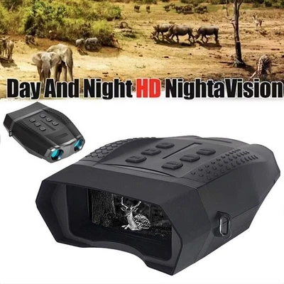 NV5100 HD Digital Night Vision Binoculars Infrared 4X Digital Zoom for Hunting - Image 1 of 4