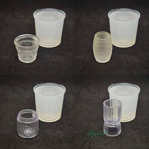 Miniaturas para casa de muñecas a escala 1:12 pequeño lindo florero molde de silicona hágalo usted mismo artesanía - Imagen 1 de 14
